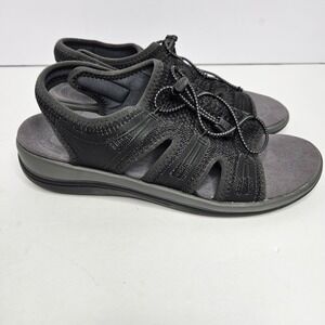 Ortho Feet Sandals Size 9 M Women's Gray Black Heel To Toe 11"